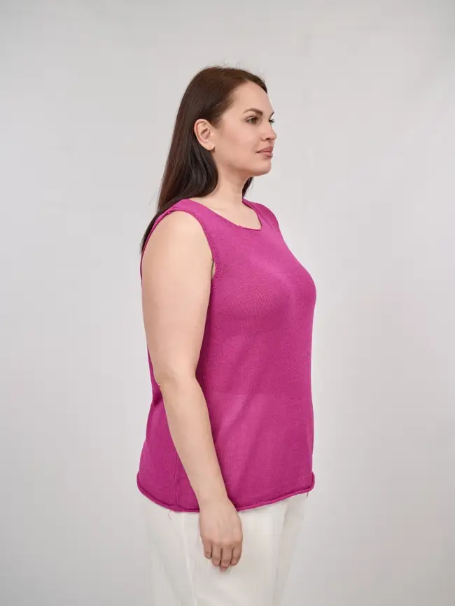 Топ трикотажный облегченный ЭттоПлюс 25108 Размер 50-60 фото 100