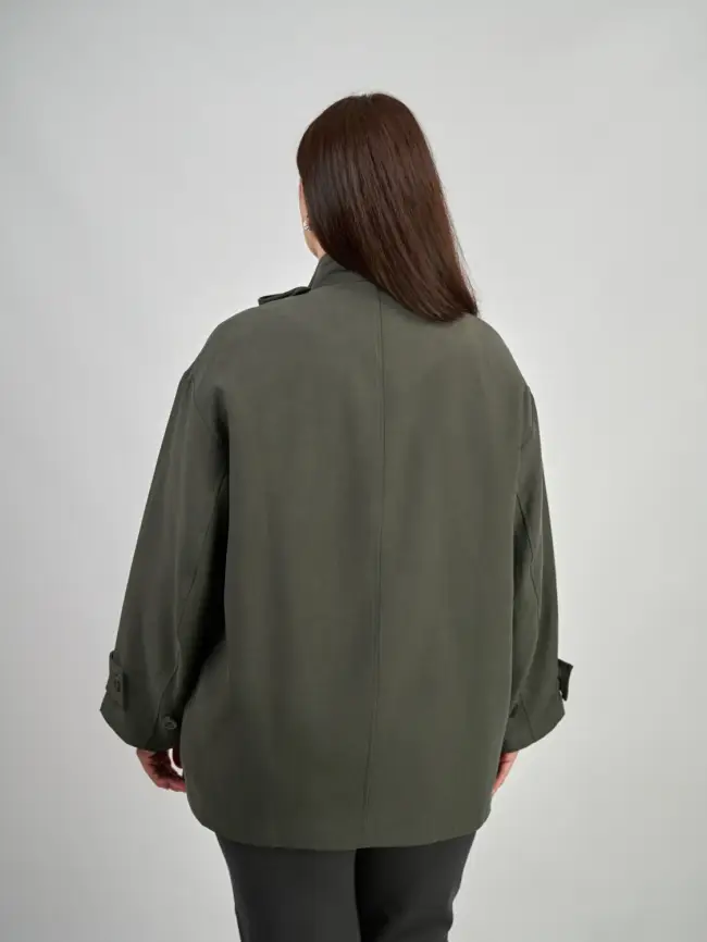 Тренч 26233 Размер 50-58 фото 9