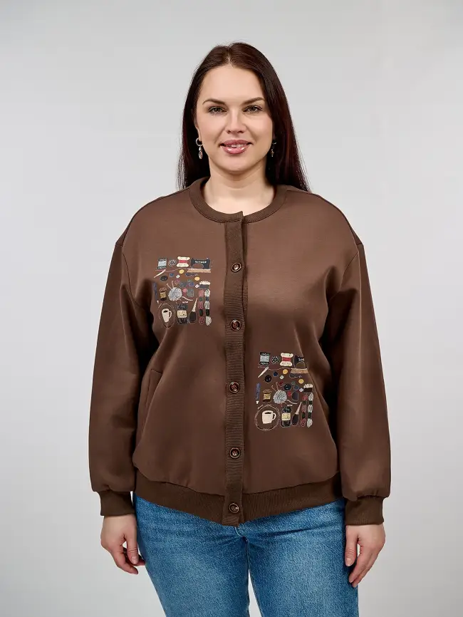 Кардиган 9129-1 Размер 50-58 фото 29