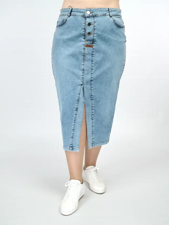 Юбка джинсовая 2331-B Турция фото 43