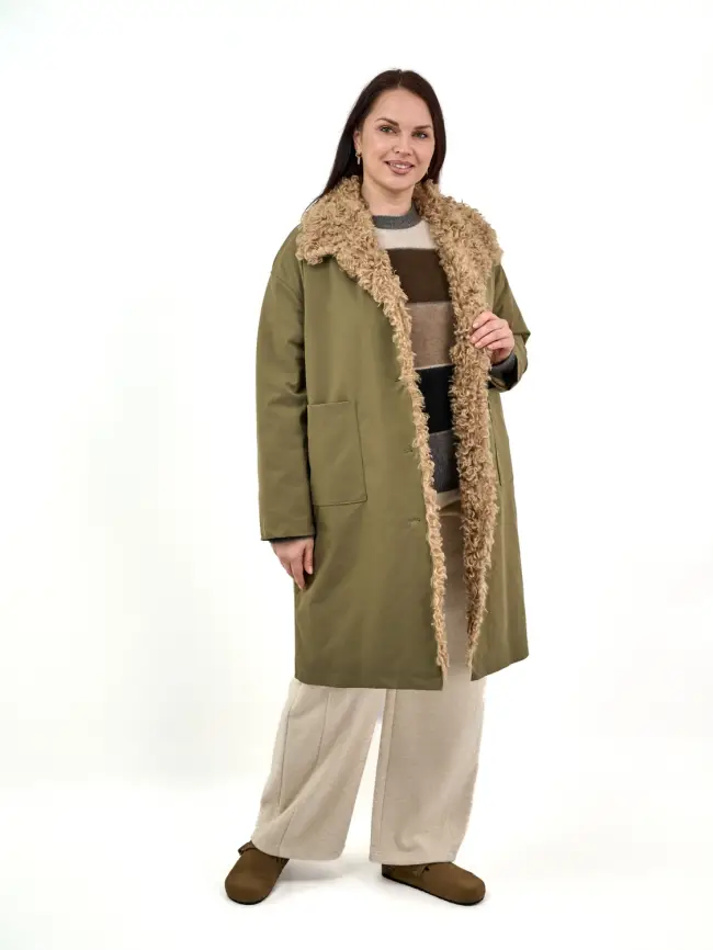 Пальто 881951 Размер 50-54 фото 7