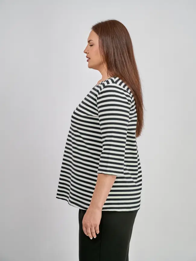 Лонгслив тельняшка ЭттоПлюс 33492 Размеры 52-58 фото 5