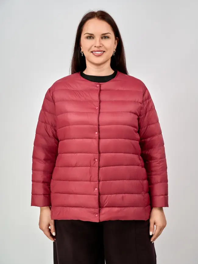 Легкая пуховая куртка 8802 фото 118