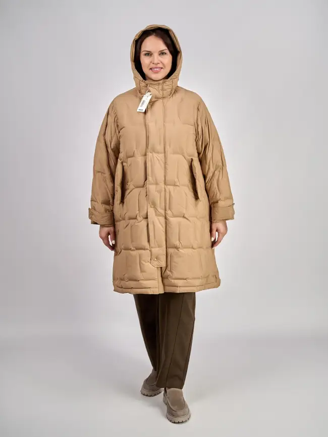 Пальто 4395 Размеры 48-56 фото 15