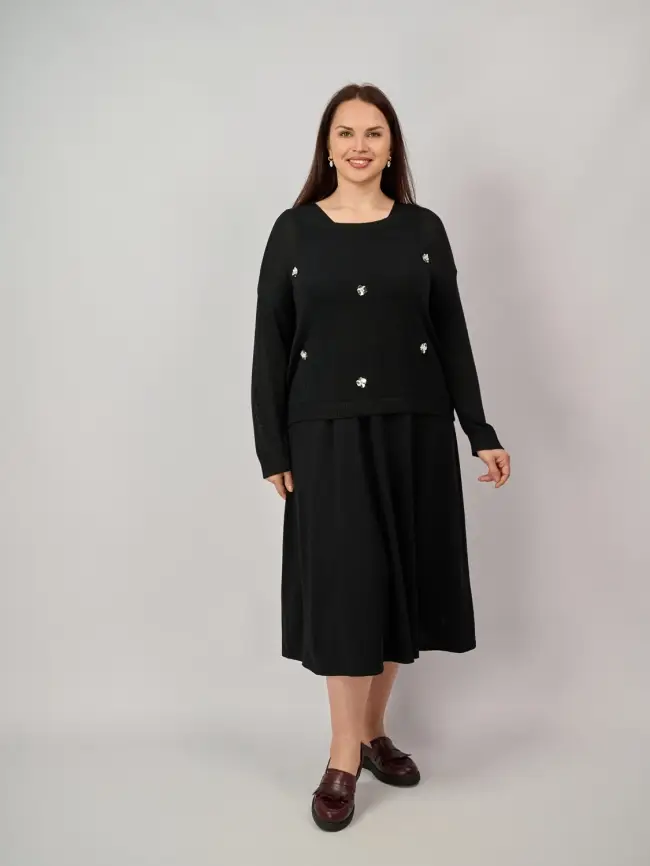 Платье с накидкой 23338 Размер 50-58 фото 1