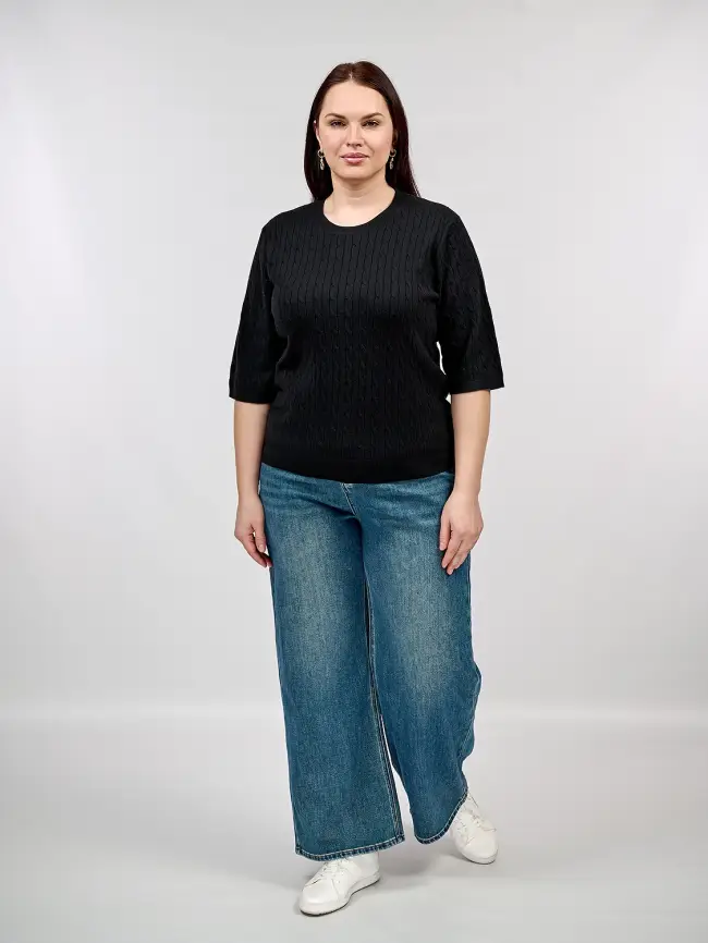 Джемпер 68525 ЭттоПлюс Размер 48-56 фото 2