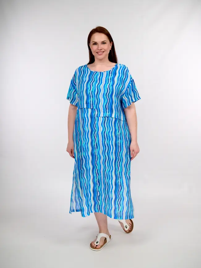 Платье летнее ЭттоПлюс 043 Размеры 50-58 фото 1