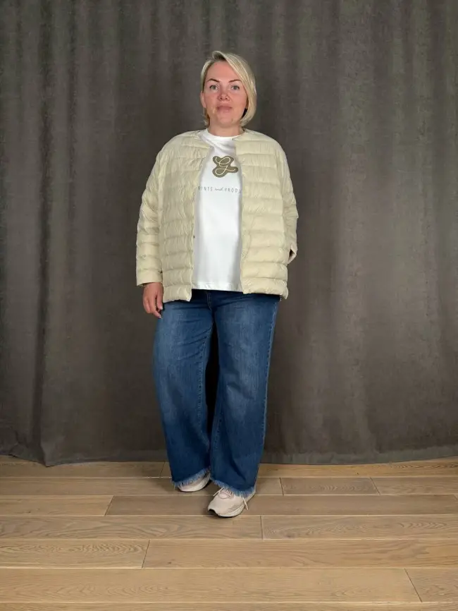 Легкая пуховая куртка 8802 фото 160