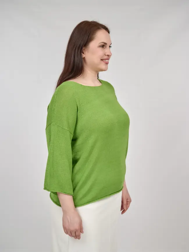 Джемпер облегченный ЭттоПлюс 25107-1 Размер 50-58. фото 9