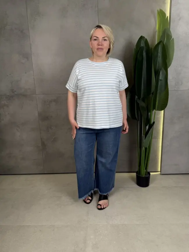 Футболка в полоску ЭттоПлюс 010-1 фото 41