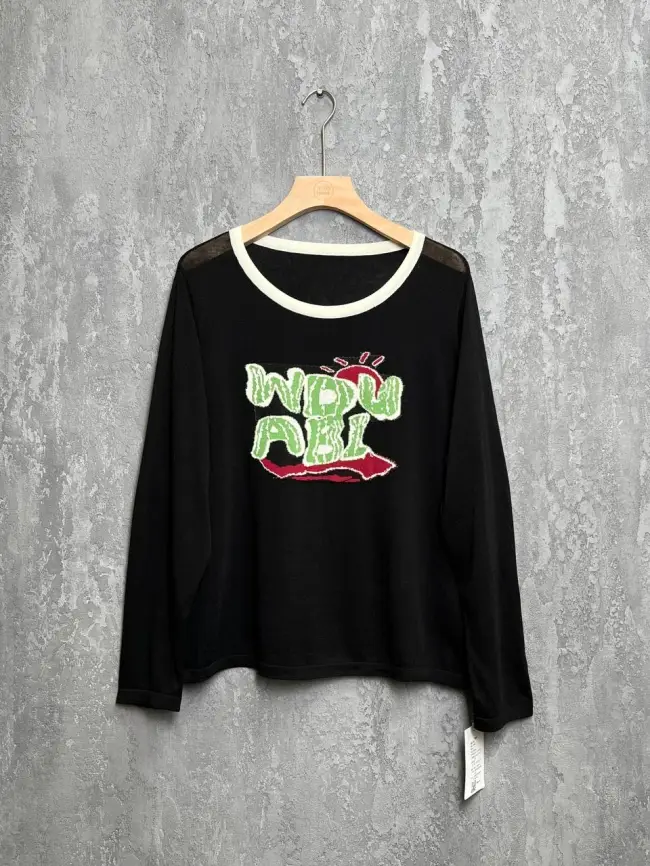 Джемпер с принтом 22717 размер 50- 58 фото 20