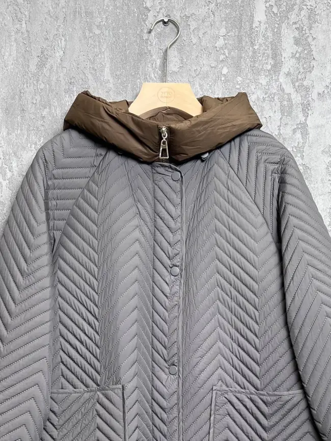 Пальто стеганое 76809 Размеры 52-58 фото 19