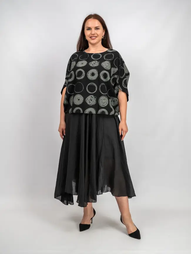 Блуза оверсайз ЭттоПлюс 31599 фото 9