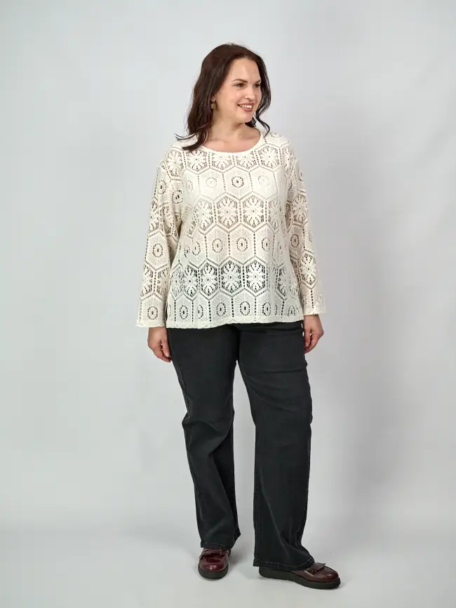 Джемпер 1266 Размер 52-58 фото 6