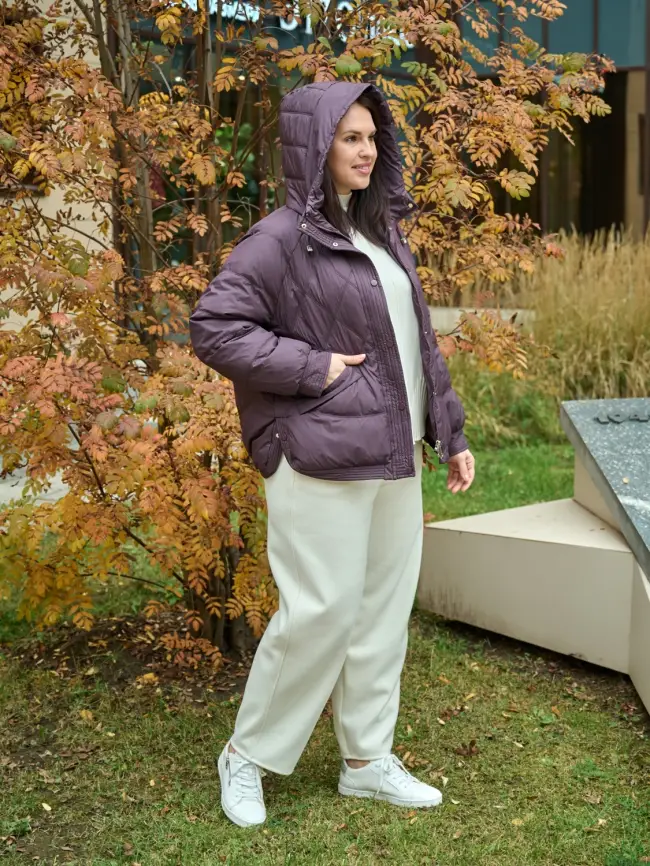 Пуховая куртка ЭттоПлюс 2553 Размер 48-52 фото 28