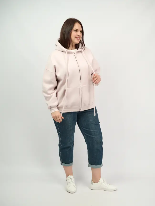 Худи зип утепленное оверсайз размер 50-58 506 фото 42