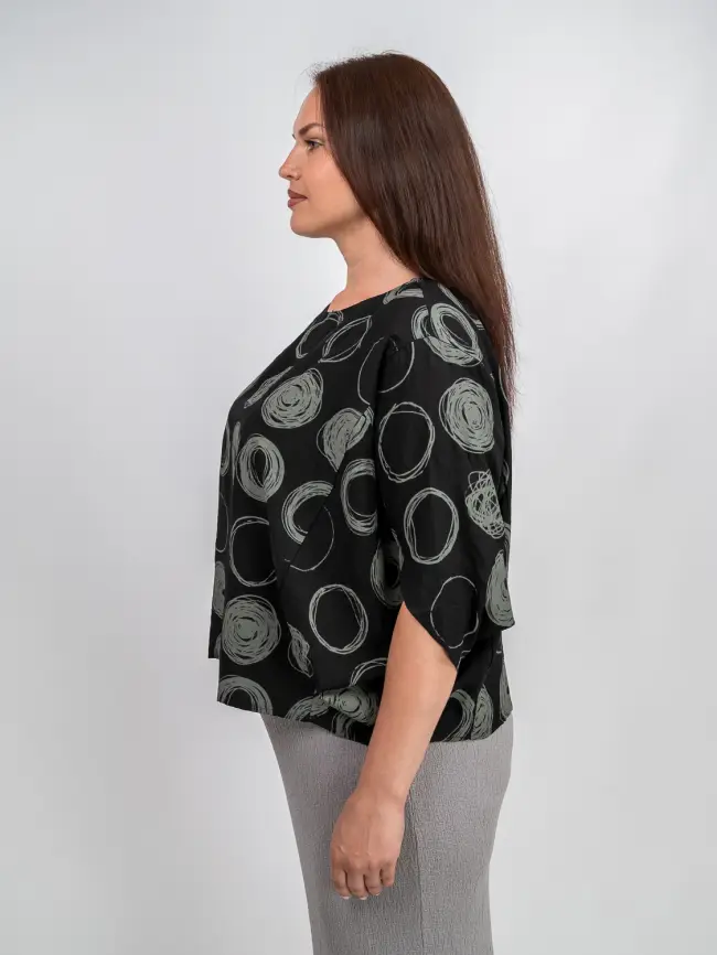 Блуза оверсайз ЭттоПлюс 31599 фото 24