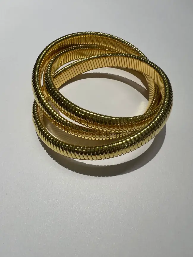 Браслет тройной средний 4101 Браслет на узкую руку фото 1