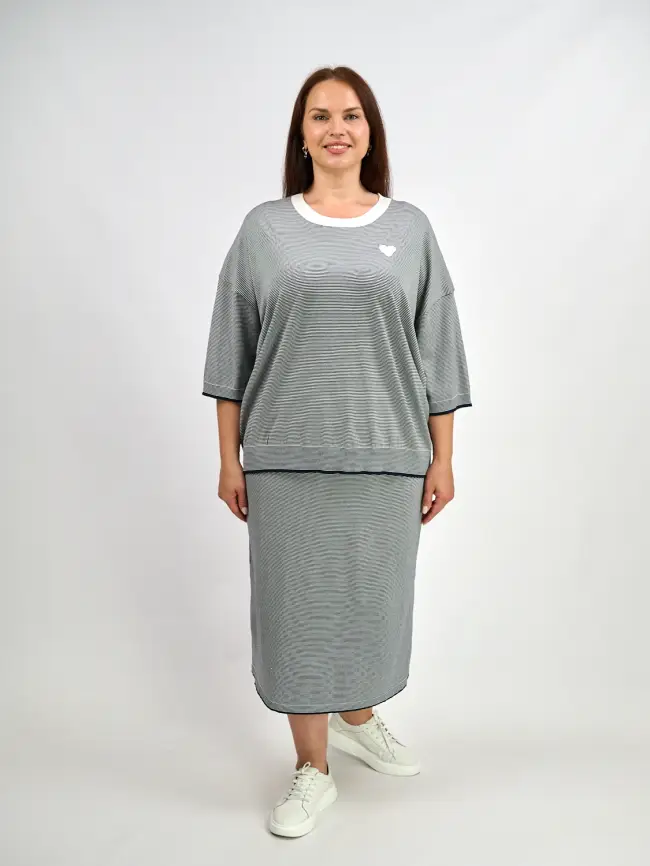 Костюм двойка ЭттоПлюс 25418 Размеры 52-58 фото 30