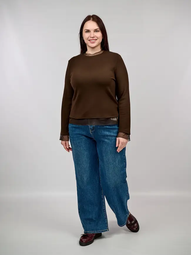 Лонгслив 25253 Размер 50-54 фото 16