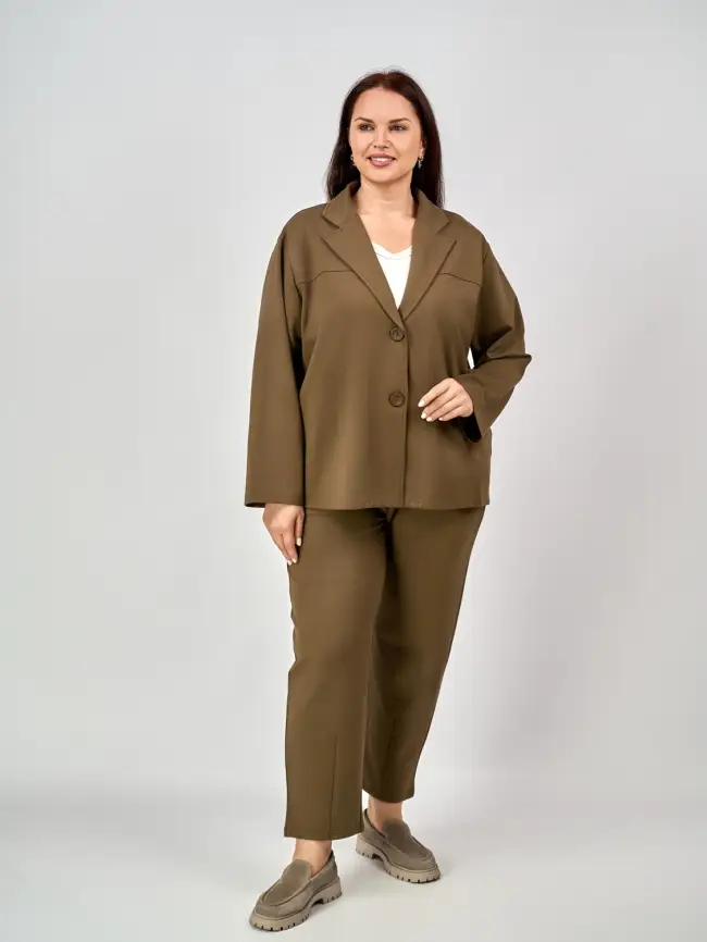 Брючный костюм ЭттоПлюс 9394 Размеры 48-58 фото 41