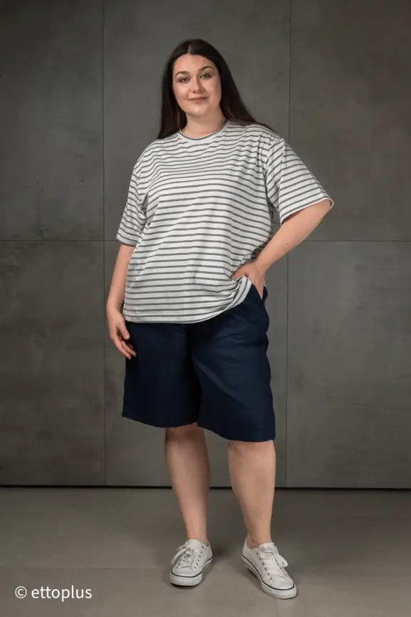 Футболка в полоску ЭттоПлюс 034 Размер 50-58 фото 111