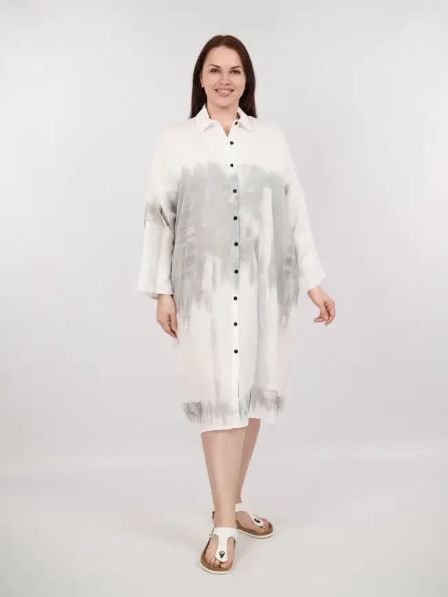 Платье рубашка ЭттоПлюс 22959 Размер 50-58 фото 13