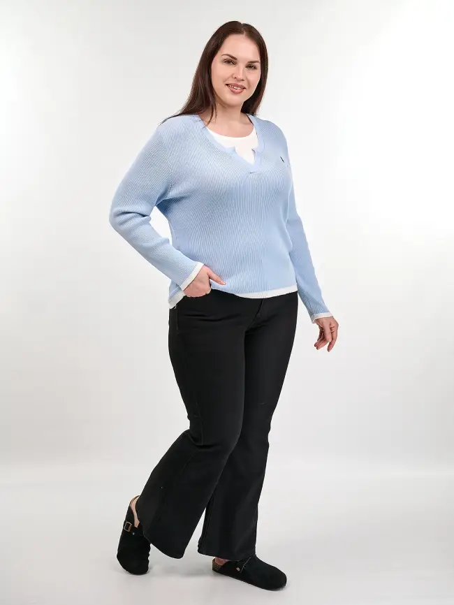 Джинсы клеш Бэст 36025 фото 19