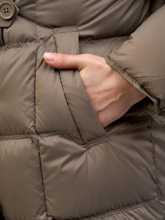 Полупальто пуховое 202416 Размер 50-56 фото 4