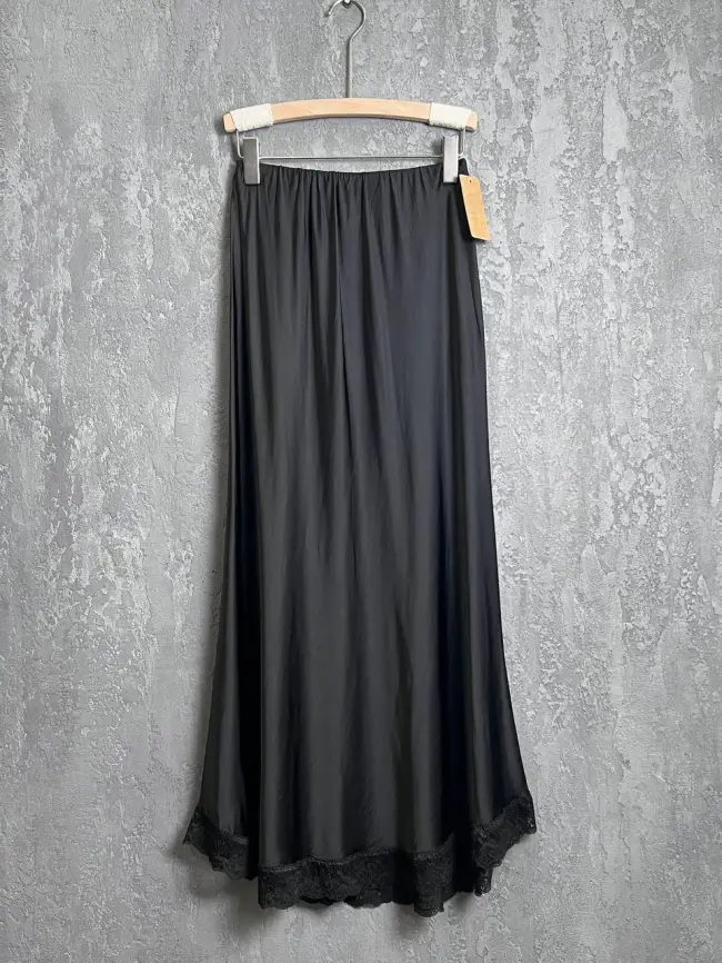 Юбка с кружевом 6388 Италия Размер 50-56 фото 2