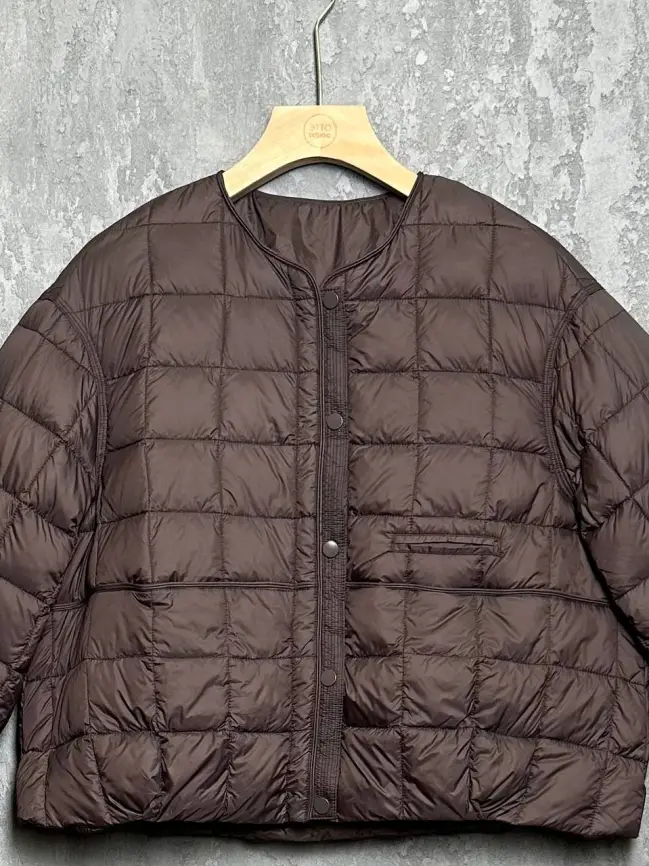 Куртка пух легкая размер 44-52 8176 фото 6