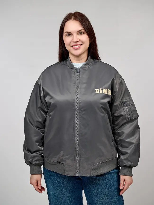 Бомбер утепленный 2958 Размер 50-58 фото 48