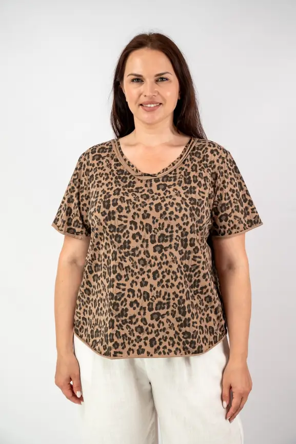 Футболка база ЭттоПлюс 005-1 размеры 50- 56 фото 2