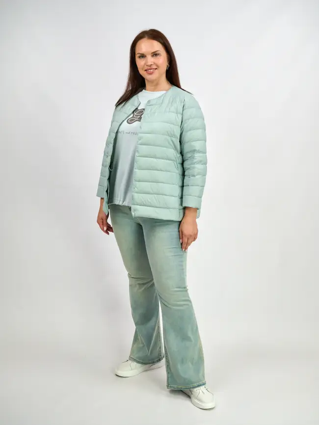 Легкая пуховая куртка 8802 фото 66