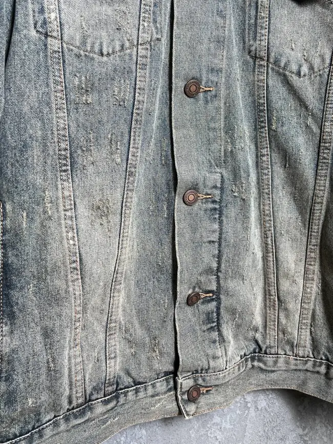 Куртка джинсовая 25163 Размер 54-60 фото 16