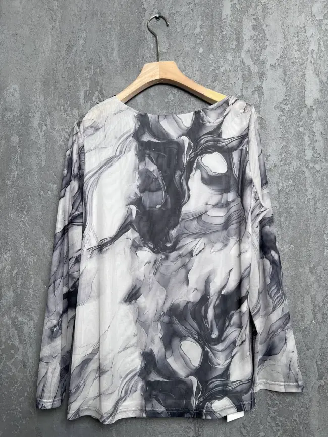 Лонгслив 1651 Размер 52-58(черный) фото 2