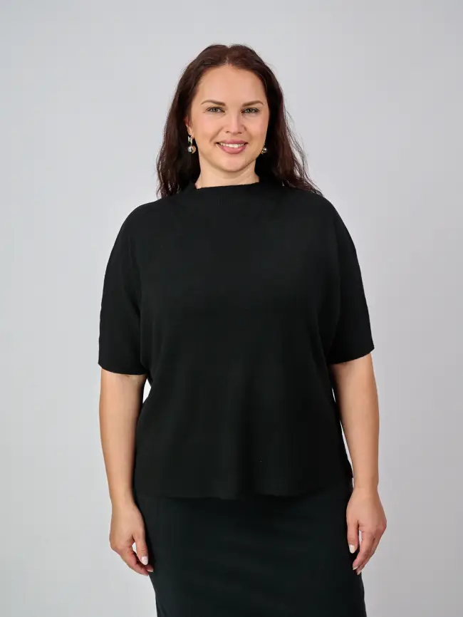 Джемпер короткий рукав ЭттоПлюс 707 Размер 50-58 фото 1