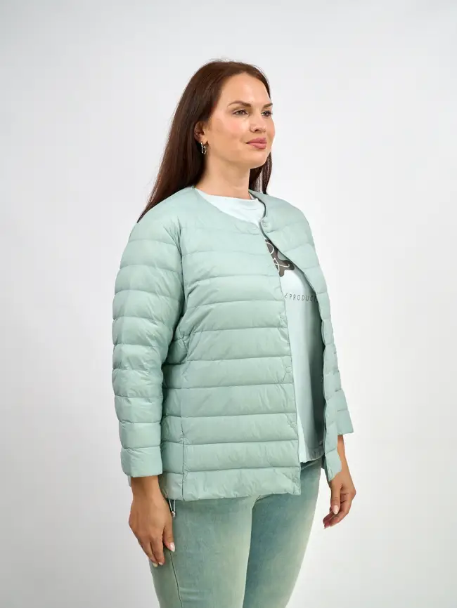 Легкая пуховая куртка 8802 фото 67