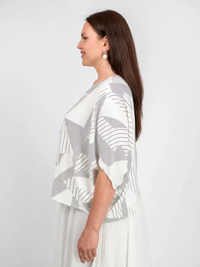 Блуза оверсайз ЭттоПлюс 31599 фото 7