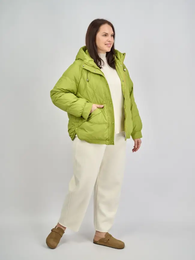 Пуховая куртка ЭттоПлюс 2553 Размер 48-52 фото 143