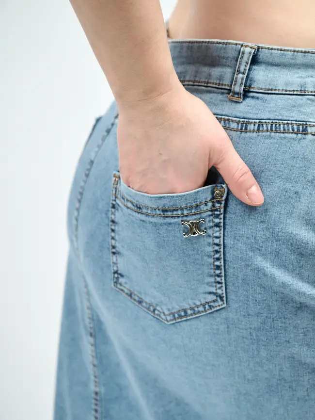 Юбка джинсовая 2331-B Турция фото 26