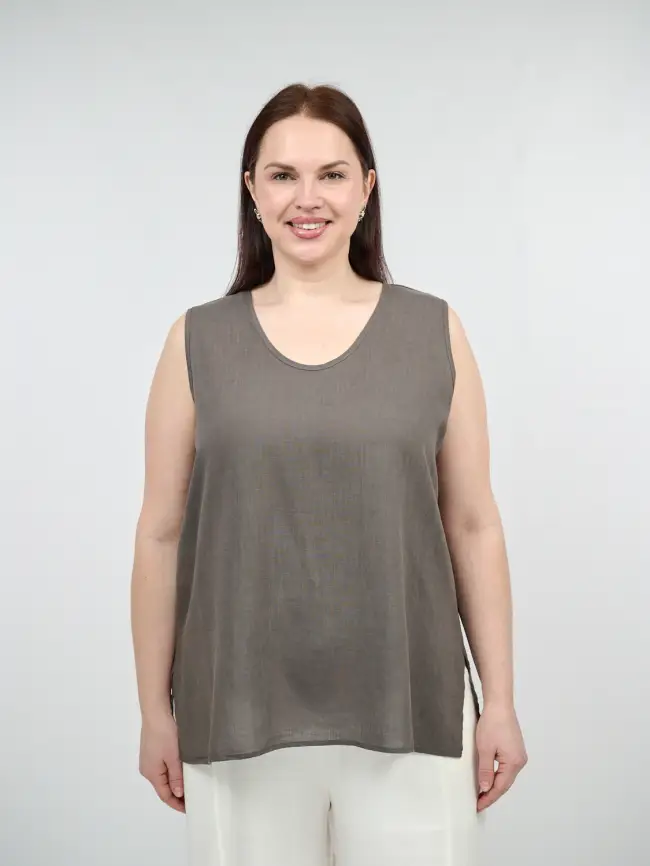 Топ лен 8061 Размеры 52-58 фото 1