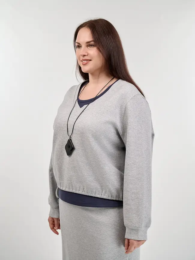 Костюм тройка 0093 Размеры 54-58 фото 7