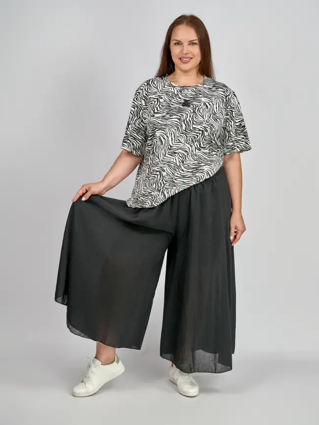 Брюки юбка 2095 Размеры 46-58 фото 24