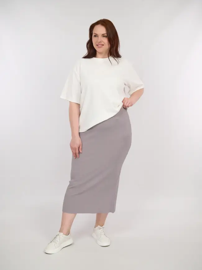 Юбка облегченная трикотажная ЭттоПлюс 2136 Размер 50-58 фото 85