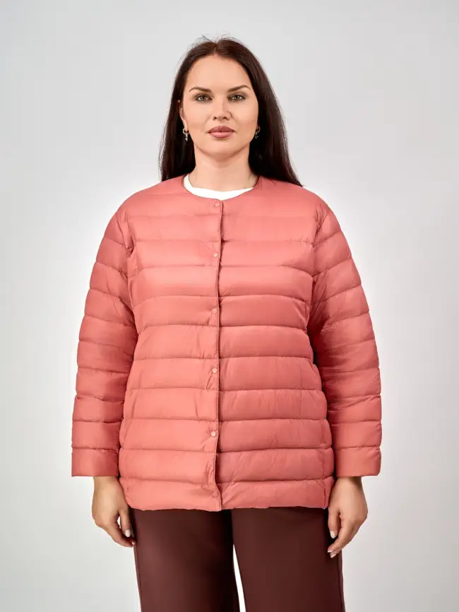 Легкая пуховая куртка 8802 фото 53