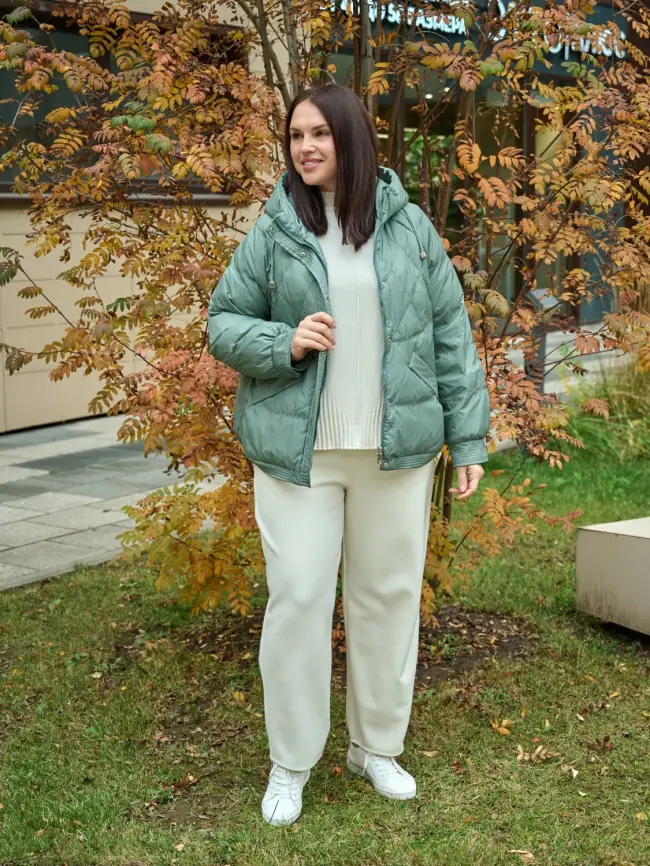 Пуховая куртка ЭттоПлюс 2553 Размер 48-52 фото 51