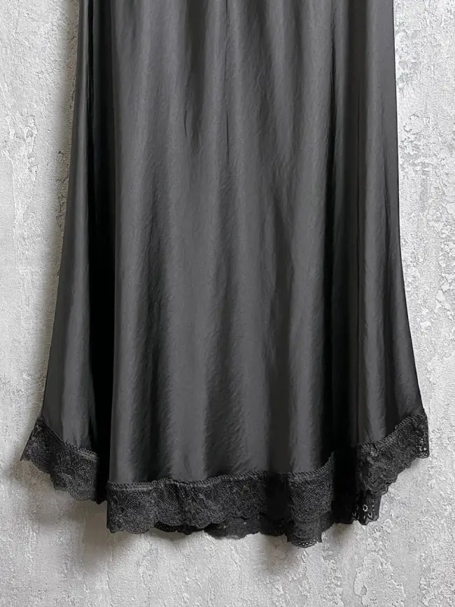 Юбка с кружевом 6388 Италия Размер 50-56 фото 3