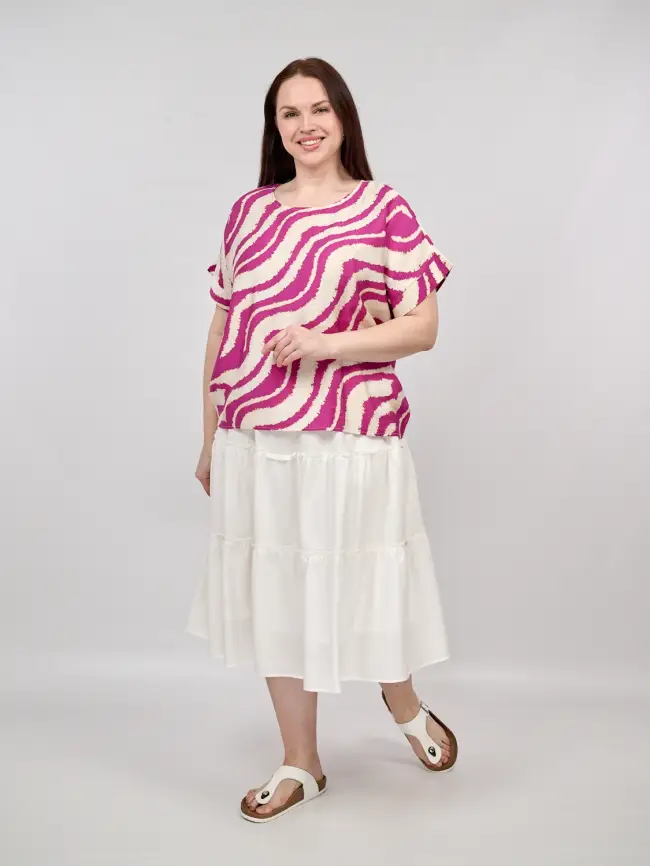 Блуза ЭттоПлюс 038 Размер 50-58 фото 10