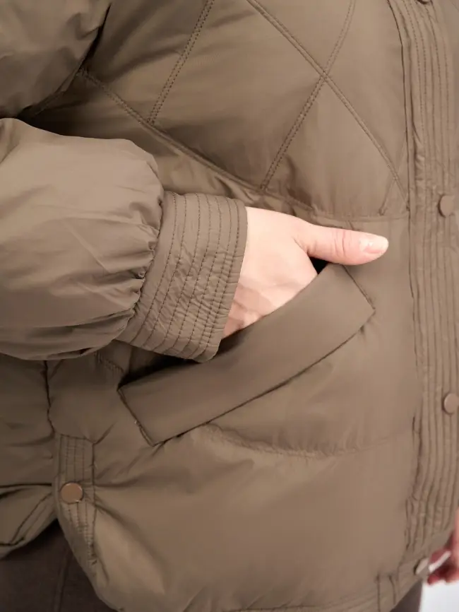 Пуховая куртка ЭттоПлюс 2553 Размер 48-52 фото 209